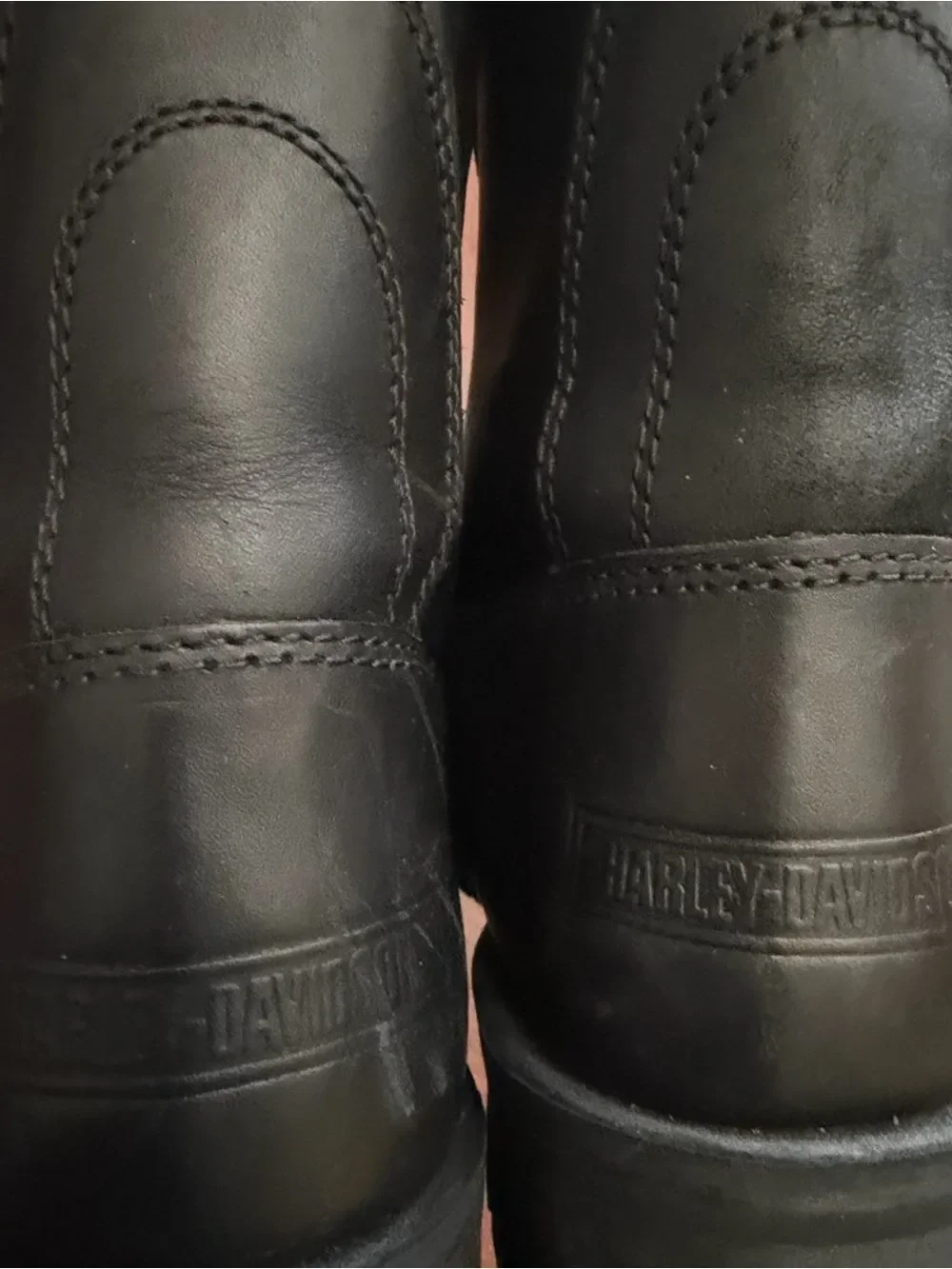 Harley- Davidson Men’s Black Leather Lace up Boots(size 11)